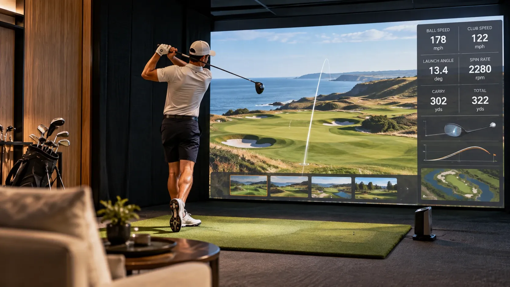 Golf Course on Simulator