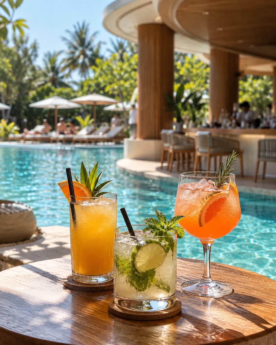 Pool Bar Drinks